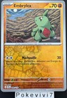 Carte Pokemon EMBRYLEX 080/159 REVERSE EV9 Aventures Ensemble JTG FR NEUF