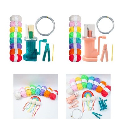 Manuelle Strickmaschine Latch Hook Garn Seil Braider Manuelles Stopfzubehör