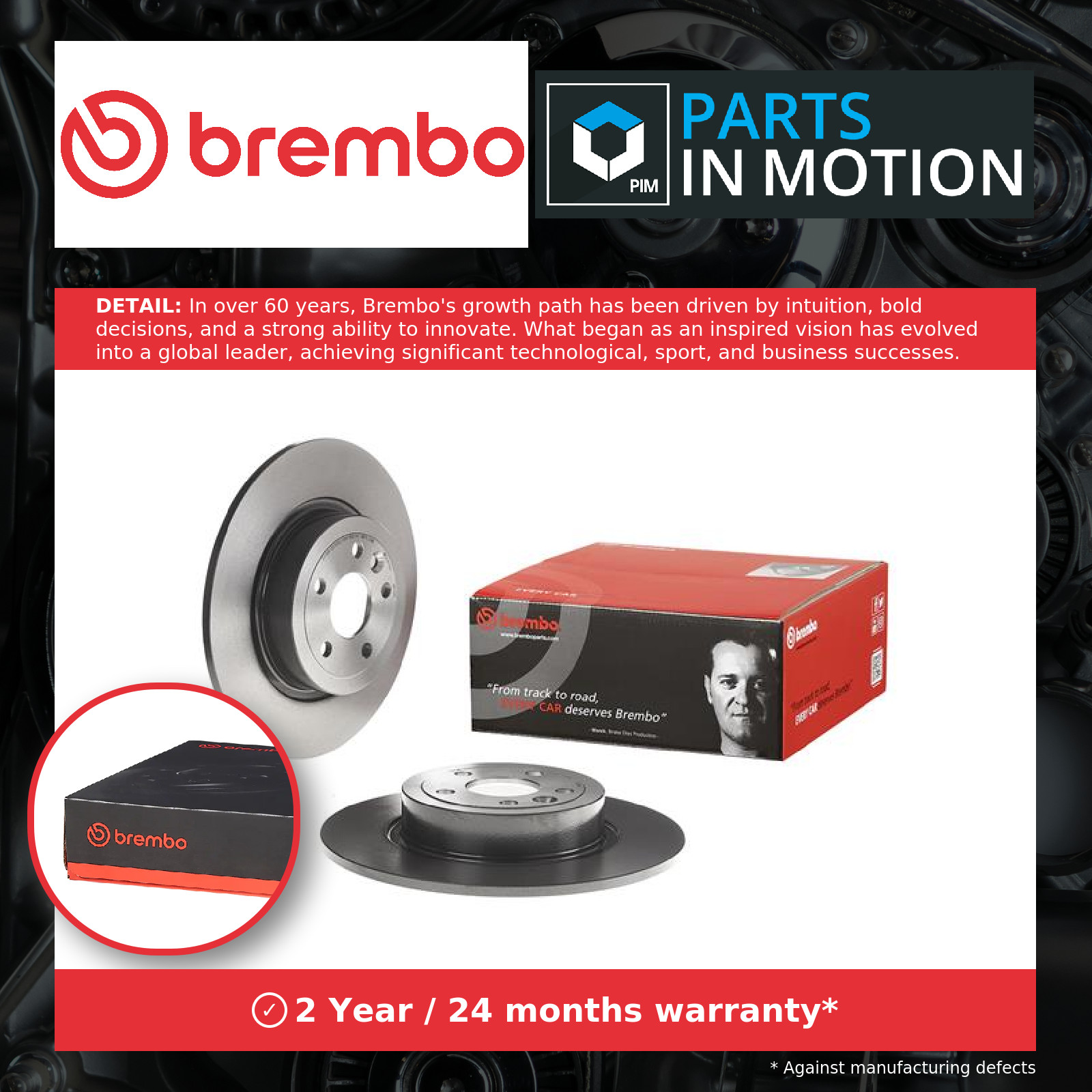 2x Brake Discs Pair Solid fits RANGE ROVER EVOQUE L538 2.0D Rear 15 to 19 317mm - Image 9