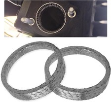2PCS Compatible with Harley Exhaust Gasket,Motorcycle Exhausts Flange Gasket Rep