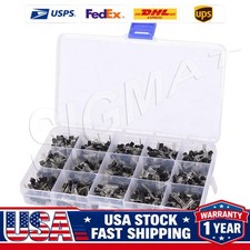 TO-92 NPN & PNP Transistors Assorted Kit, 15 Types 600pcs for Circuit DIY Repair