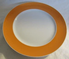 THOMAS ROSENTHAL SUNNY DAY 10 1/2" ORANGE DINNER PLATE