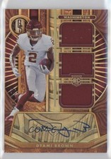 2021 Panini Gold Standard Rookie Jersey Triple /149 Dyami Brown #294 Auto 03rx