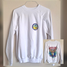 VTG Operation Desert Storm Sweatshirt XL Americans United 1991 Crewneck Eagle