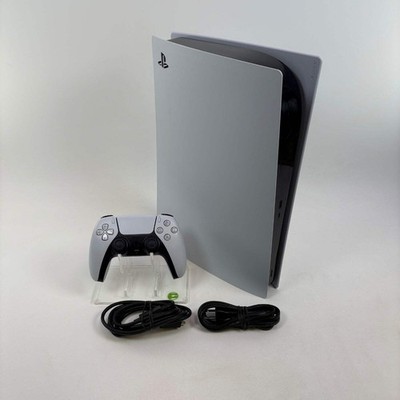 Sony PlayStation 5 Digital PS5 825GB White Console Gaming System CFI-1015B