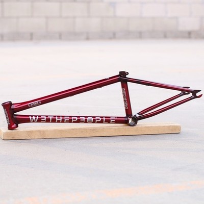 WE THE PEOPLE BMX UTOPIA HYBRID BICYCLE FRAME TRANS RED CULT SUNDAY