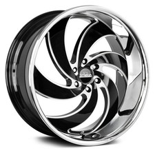 Strada Retro 6 Wheel 26x10 26 6x139.7 106.4 Black Single Rim