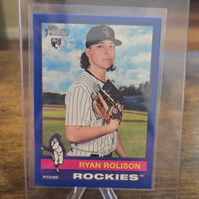Topps 2025 Heritage High Number Ryan Rolison #681 Colorado Rockies Rookie