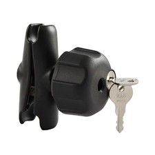 RAM-B-201LU RAM Double Socket Arm with Key Lock Knob - B ...