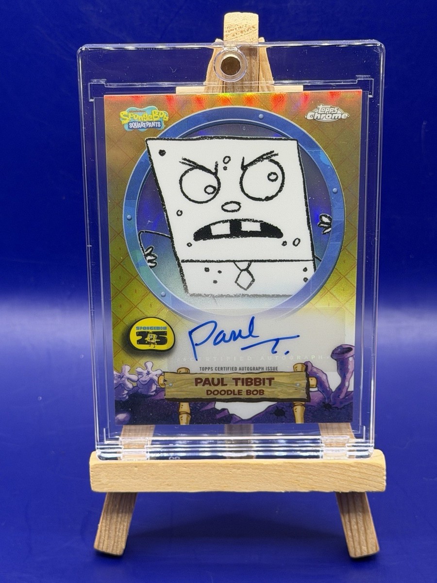 topps Chrome スポンジボブ LORI ALAN 直筆サインカード topps Chrome