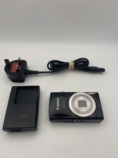 Canon IXUS 177 Digital Compact Camera 20MP 8x Zoom Lens Black Tested Working