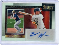 Brock Wilken 2024 Panini Select Diamond Action Signatures Brewers Auto #DAS-BW