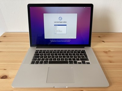 Apple MacBook Pro 15'' Retina Mid 2015 i7 16GB RAM 256GB SSD