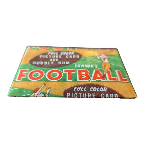 1954 Bowman Football 1 Cent Wax Pack (Factory Sealed) - Picture 3 of 11