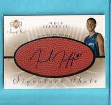 2002-03 Sweet Shot Signature Shots #JJ Jared Jeffries AUTO RC