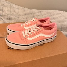 Vans Ward Canvas Sneakers Powder Pink Youth - Size 4