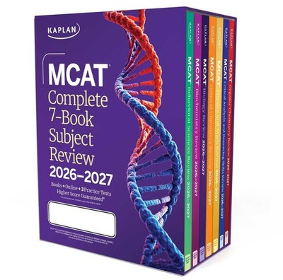 MCAT Complete 7-Book Subject Review 2026-2027, Set Includes Books, Online Prep,