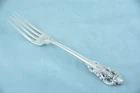 Wallace Grande Baroque Sterling Silver 8" True Dinner Fork No Monogram