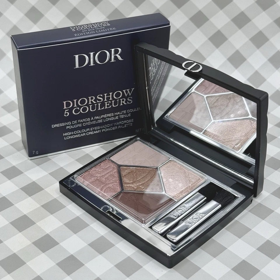 DIOR Diorshow 5 Colores 647 Seda Taupe Edición Limitada ••NUEVO EN CAJA••🎁 Foto 3 de 4
