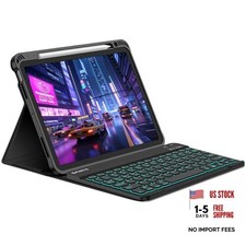 Backlit Keyboard Case for iPad Air 11-inch M4/M3/M2 2026/2025/2024 , Black