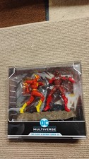 DC MULTIVERSE THE FLASH AND BATMAN EARTH 52 ACTION FIGURE SET MCFARLANE TOYS