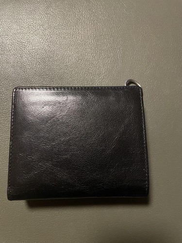 Jean Paul GAULTIER Metal Dragon Plate Wallet Bi-fold Wallet Black - Picture 5 of 5