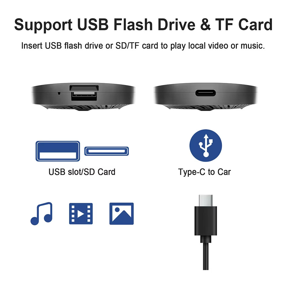 Android 13 CarPlay Ai Box Wireless Auto Smart Tv Netflix Youtube Fota WIFI - Miniatura 13