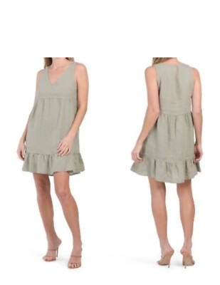 Cynthia Rowley 100% Linen Sage Green Dress Size Small | eBay Cynthia Rowley 100% Linen Sage Green Dress Size Small | eBay