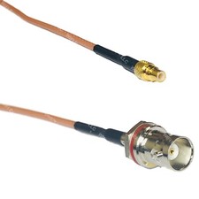 RG316 SMC MALE to BNC FEMALE SM BULKHEAD RF Cable Rapid-SHIP LOT