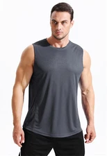 Fitness Workout Man Gym Stringer Trainig Bodybuilding Sport Tank Top Vest