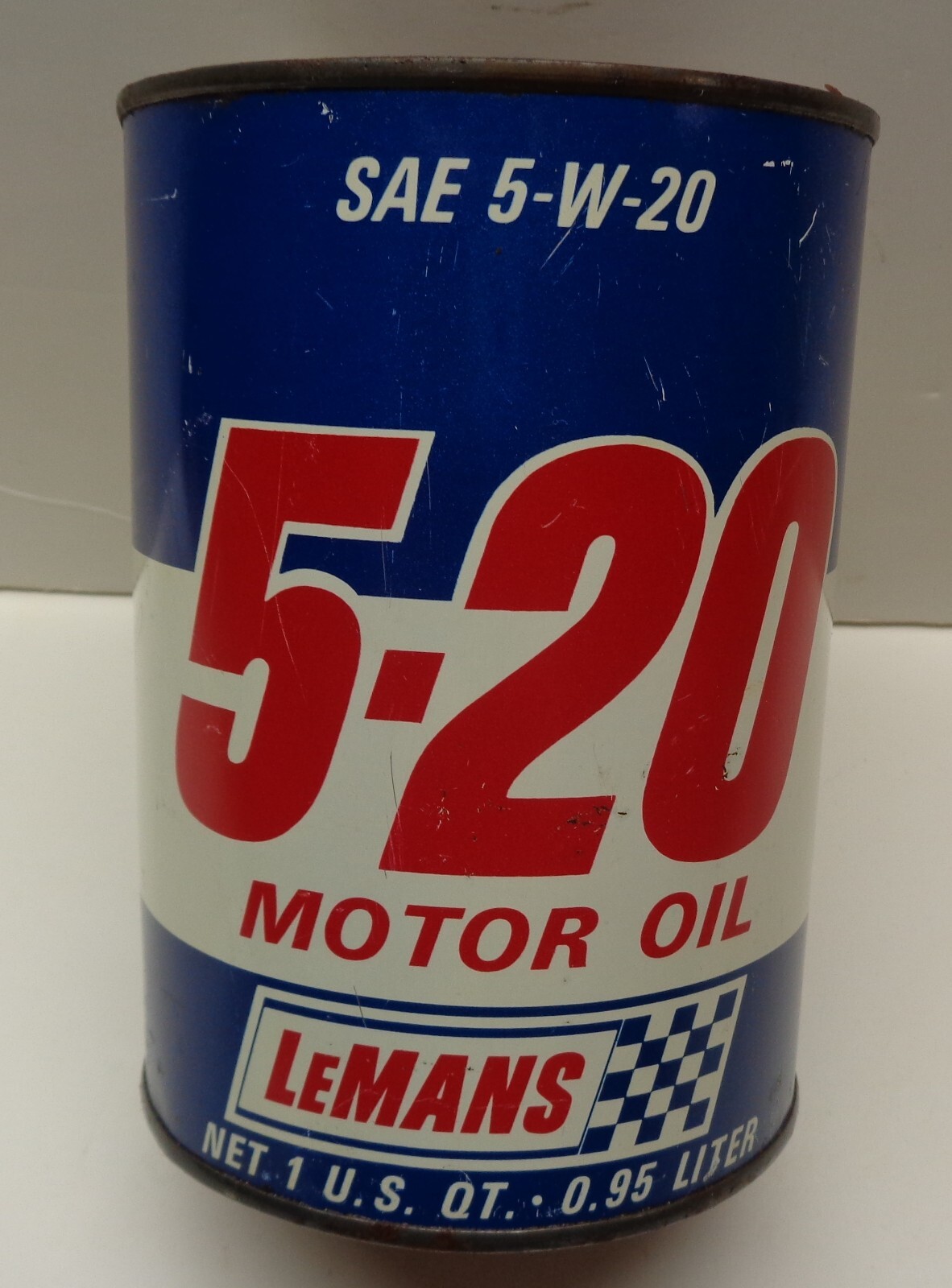 vintage-lemans-1-qt-5-20-motor-oil-metal-empty-can-used-ebay