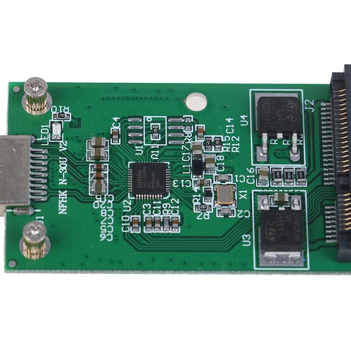 1Pc Mini USB 3.0 to PCIE mSATA External SSD PCBA Conveter Adapter Card _VY'UL - Afbeelding 3 van 11