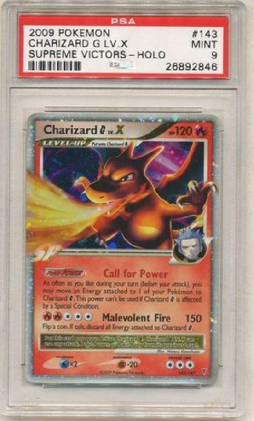 Charizard G Lv. X - 143 147 - PSA Mint 9 - Ultra Rare - Pokemon Card 3Q6 Charizard G Lv. X - 143 147 - PSA Mint 9 - Ultra Rare - Pokemon Card 3Q6