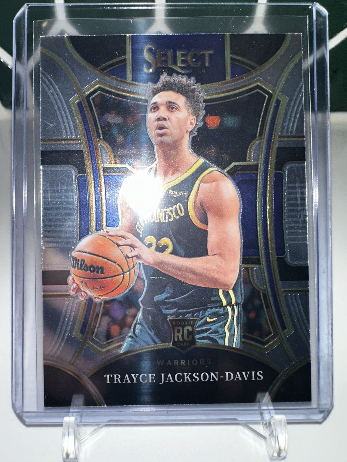 Trayce Jackson Davis 2023-24 Select Mezzanine Level Silver Prizm Rookie RC #329