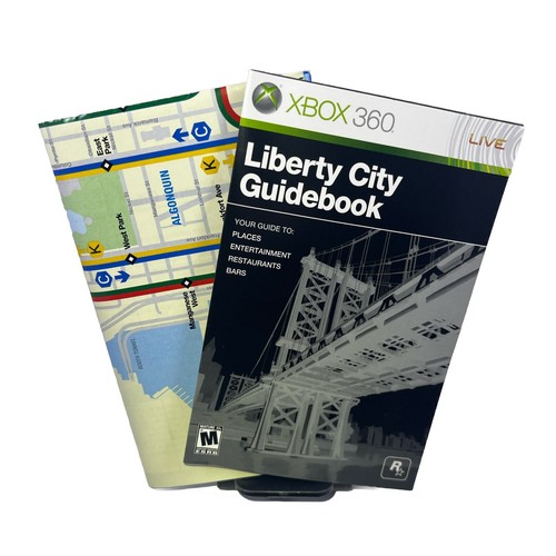 Grand Theft Auto IV GTA 4 Xbox 360 Video Game Complete Manual Map Tested - Picture 4 of 4