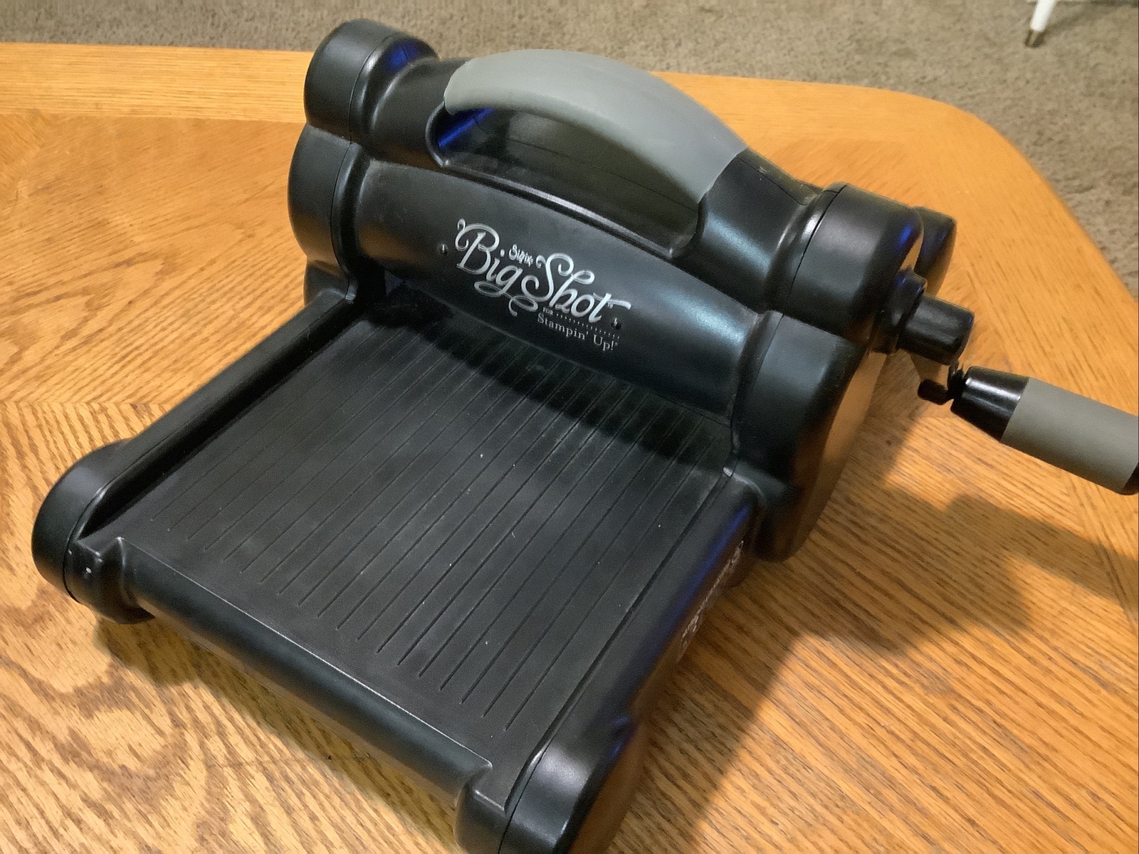 Stampin Up Sizzix Big Shot Die Cutting Machine Stamping Black Fast