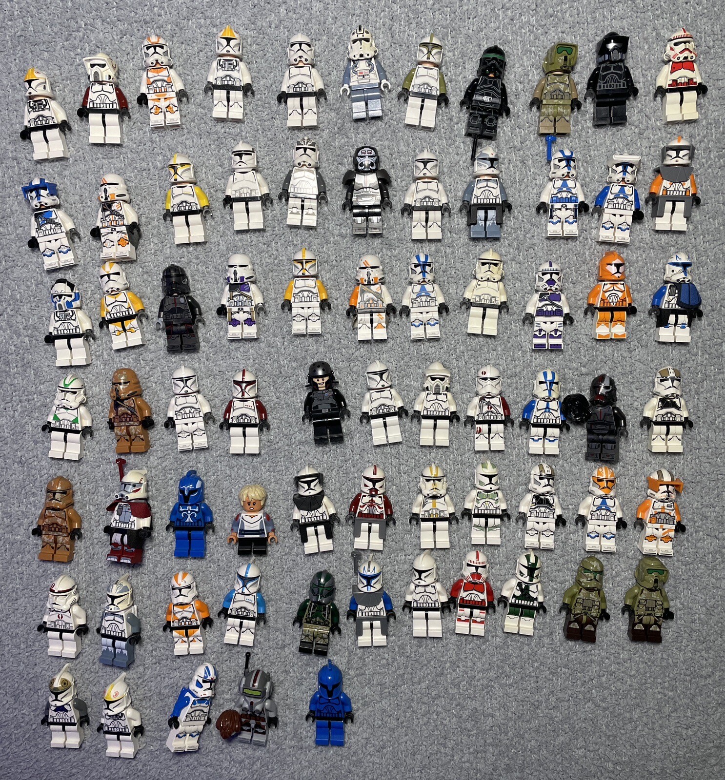 Huge Authentic Lego Star Wars Minifigure Collection Lot Tons of Rare