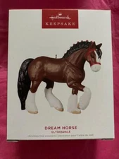 Hallmark Keepsake Ornament 2022 Dream Horse Clydesdale Brown Anheuser Busch new