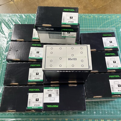 ''Rectangle'' 80mm x 133mm Festool Brilliant 2:  1 pack