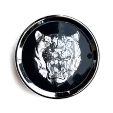 Jaguar Wheel Center Cap Black And Silver Road Badge Xj Xj40 Xk8 Mnd6249