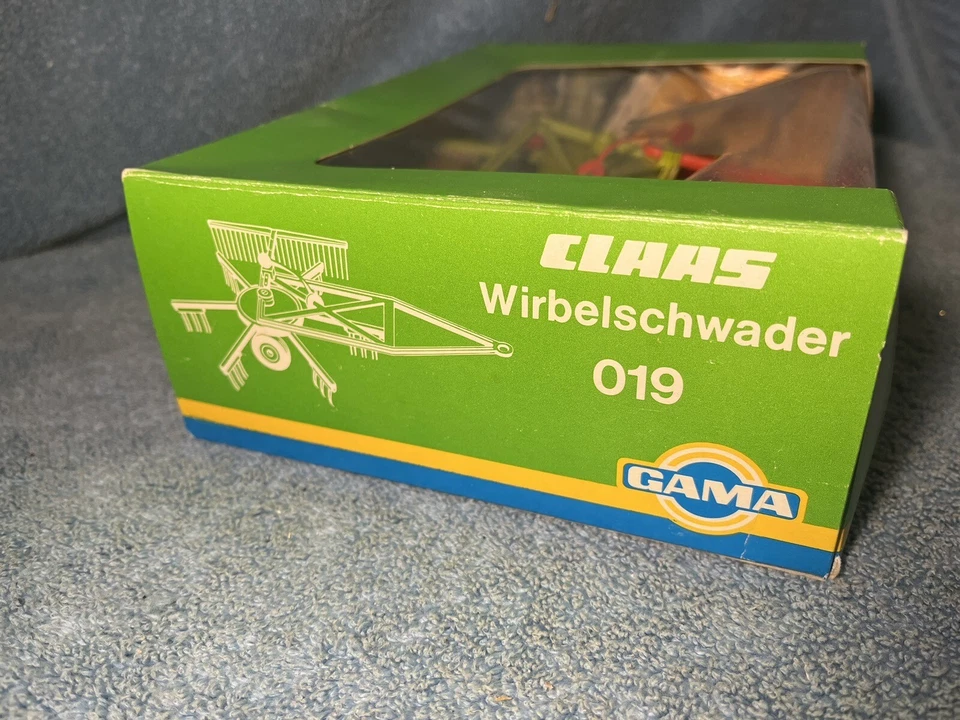 Rare Vintage GAMA Claas "Wirbelschwader" Vortex Rake # 019 MIB ii - Image 3 of 4