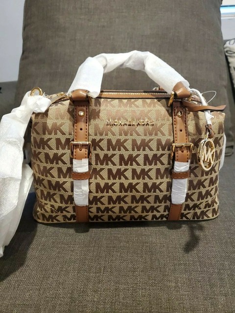 michael kors canvas crossbody