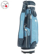 Majesty Casual 24 Cart Bag CB3411 9 x 47in 3.5kg Divider 5way Light Blue Unisex