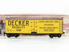 N Scale Micro-Trains MTL 04900640 DMRX Decker Mason City 40' Wood Reefer #2834