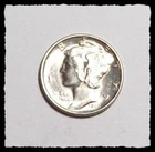 1941-D MERCURY DIME  BLAST WHITE / LUSTROUS Very Choice BU w/ FSB #20D34