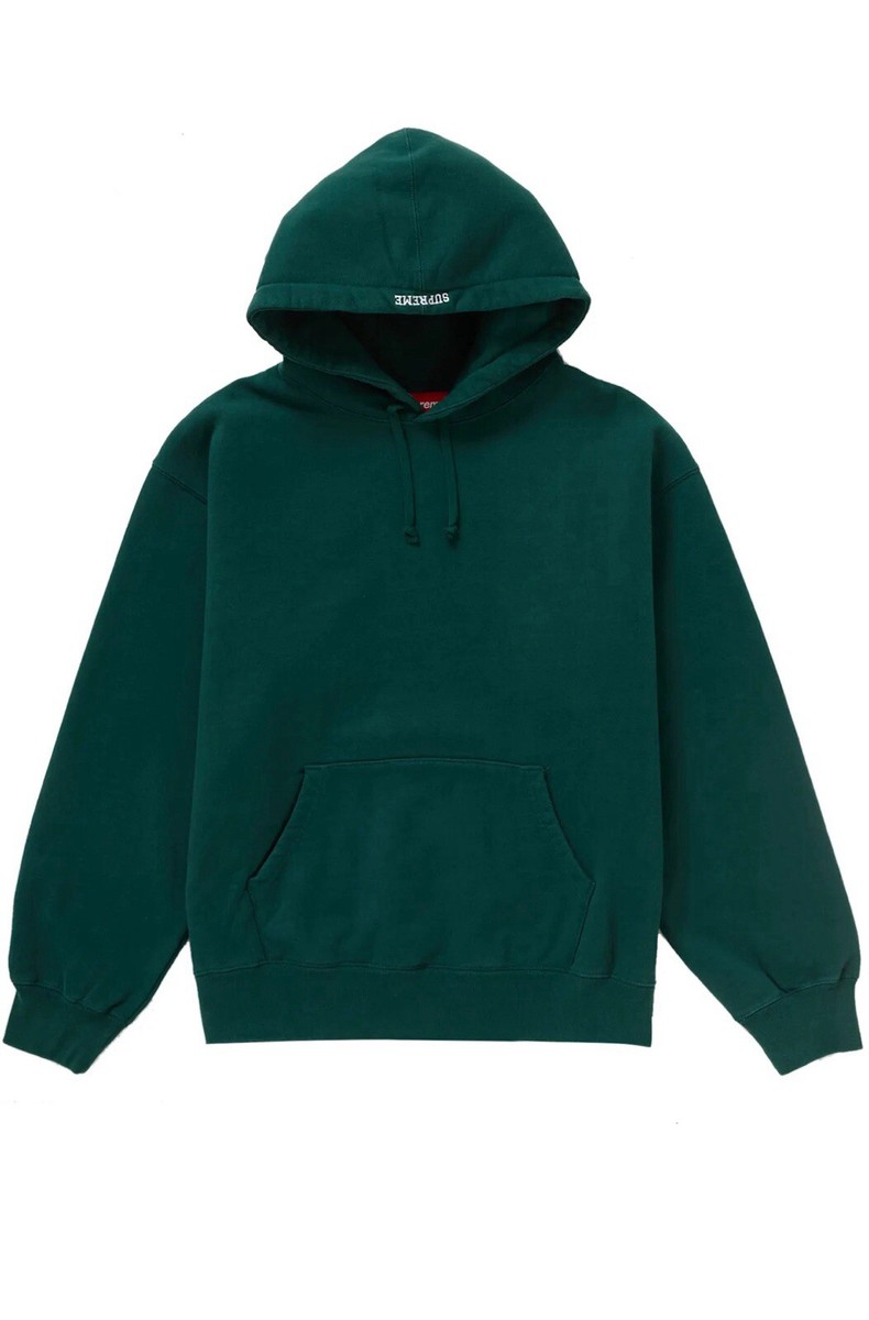 SUPREME NY PAINT HOODED SWEATSHIRT DARK GREEN SZ SMALL SS24 SUPREME NY PAINT HOODED SWEATSHIRT DARK GREEN SZ SMALL SS24