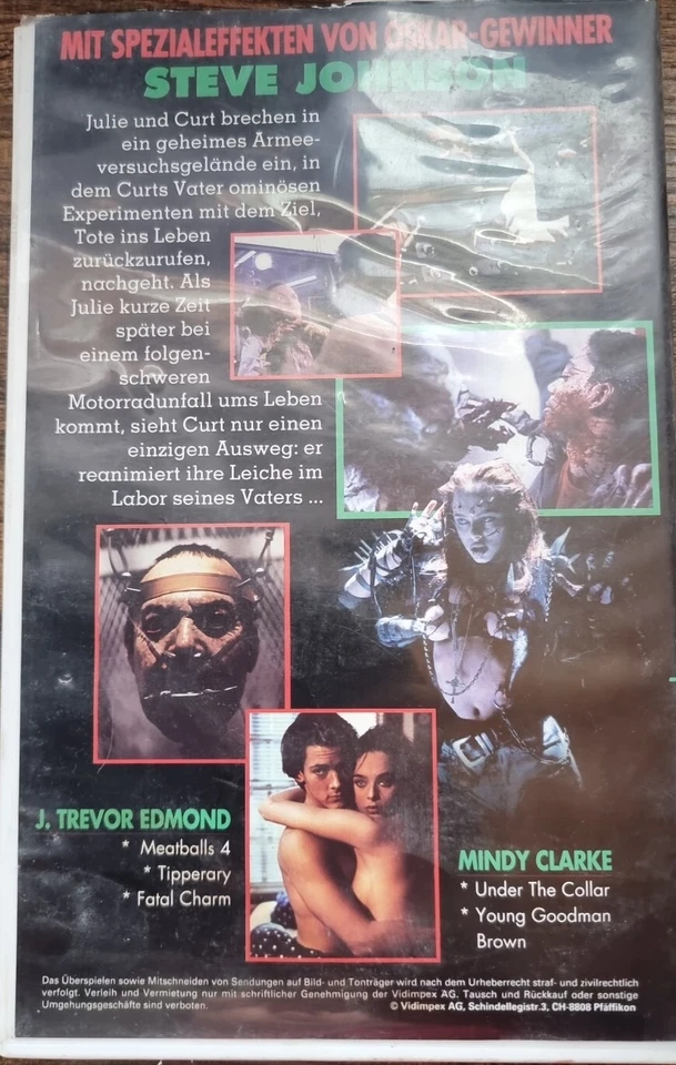 VHS Brian Yuzna's Return of the Living Dead 3 (1993) FSK 18 Horror Mindy Clarke - Bild 2 von 4