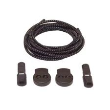 More of Me to Love Elastic Shoelaces, ONE Pair & Clips, Multiple Color Options