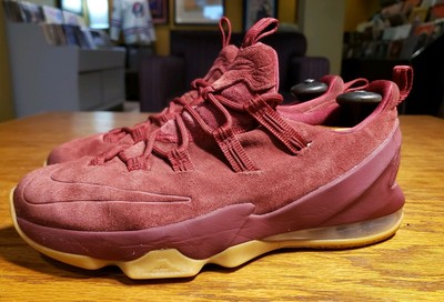lebron 13 low burgundy