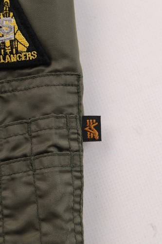 Ladies Alpha Industries Classic Short Flyers Bomber Jacket Size L - Picture 4 of 10
